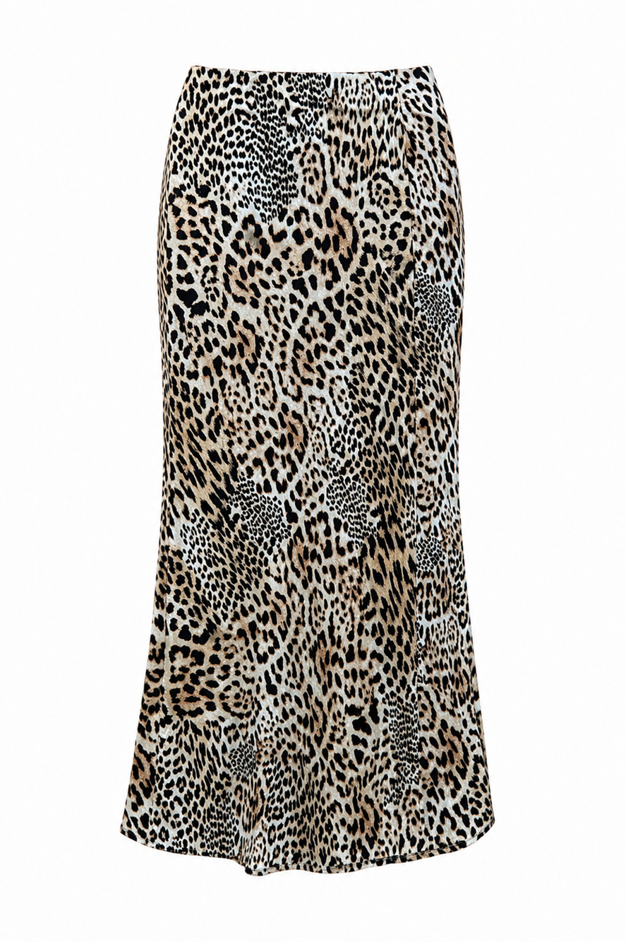 Zara - Cheetah Print Midi Skirt - Size XS (Like New)